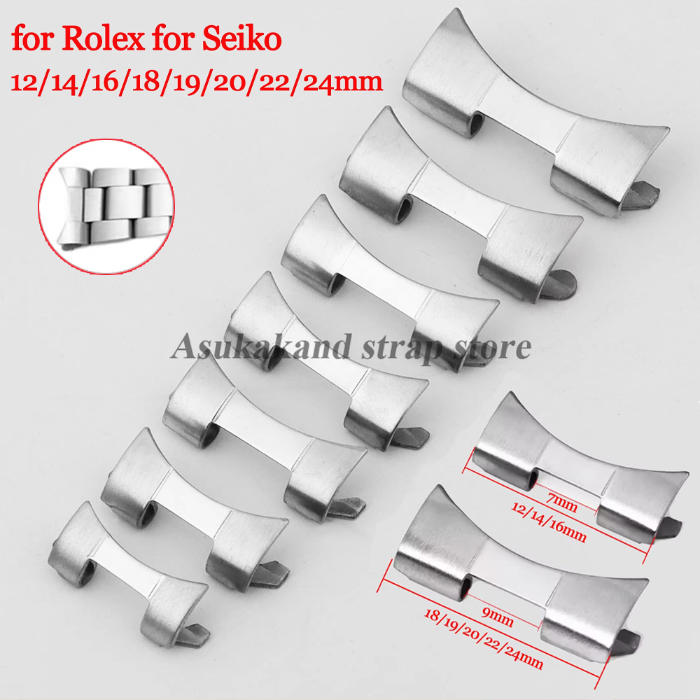 Luxury Watch Cheap - 2pcs 12/14/16/18/19/20/22/24mm Stainless Steel Adapter for