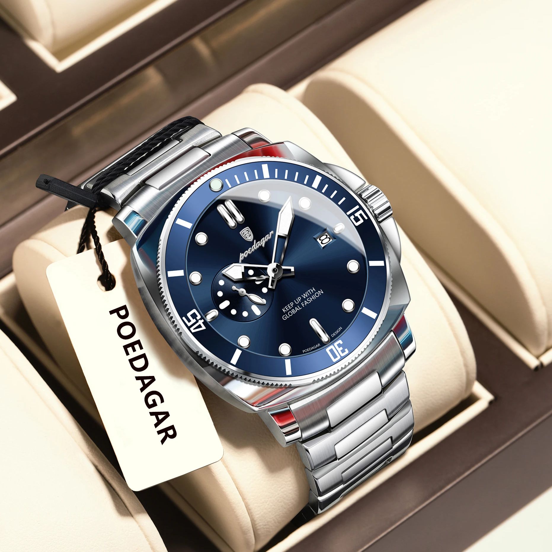 POEDAGAR Top Fashion Luxury Wa - Luxury Watch Zone ulasan dan harga
