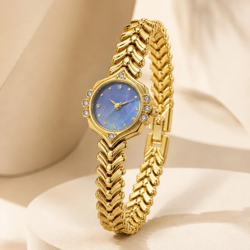 Golden Women's Bracelet Watch  - Luxury Watch Top 10 ulasan dan harga