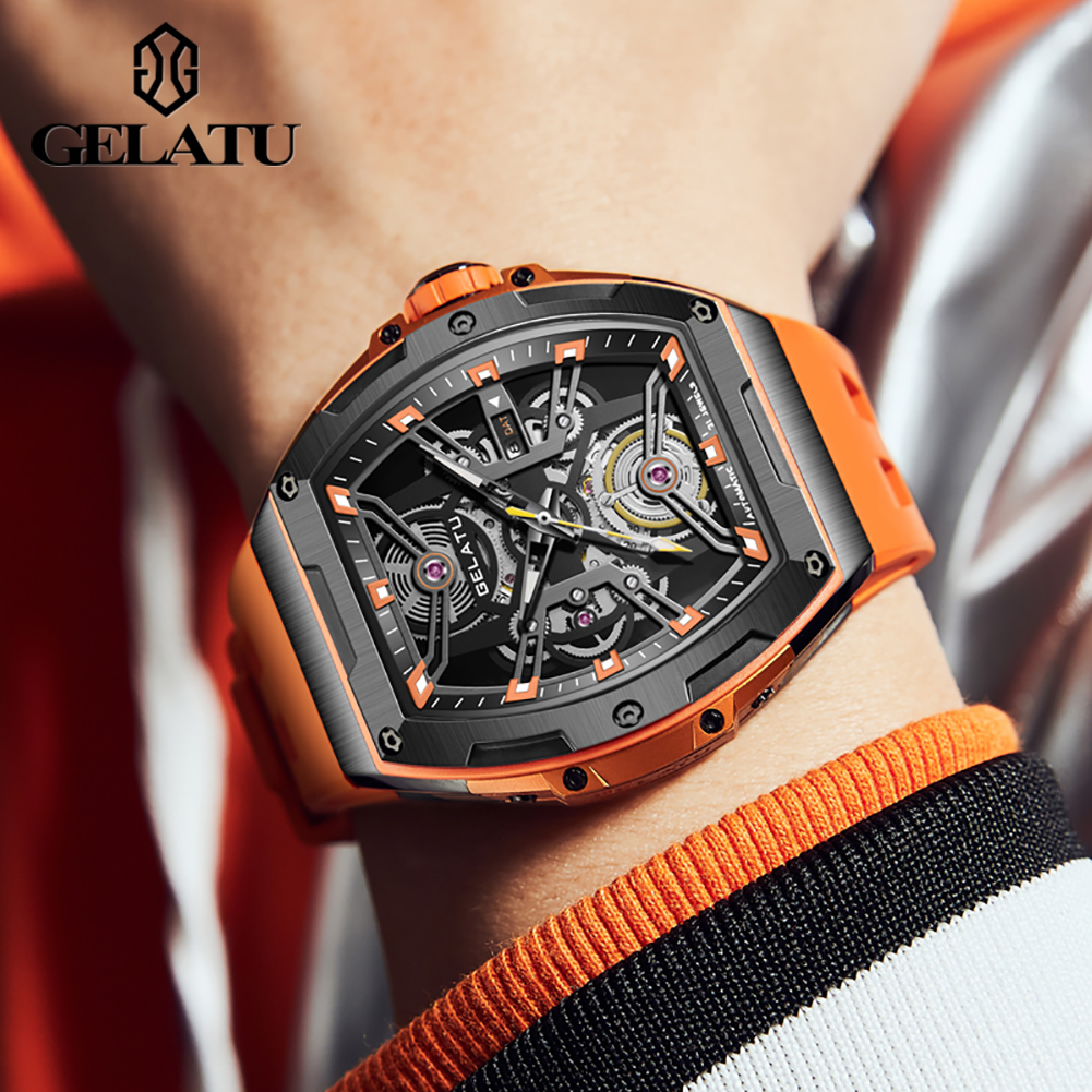 GELATU Men's Watches Trend Fas - Luxury Watch Leather ulasan dan harga