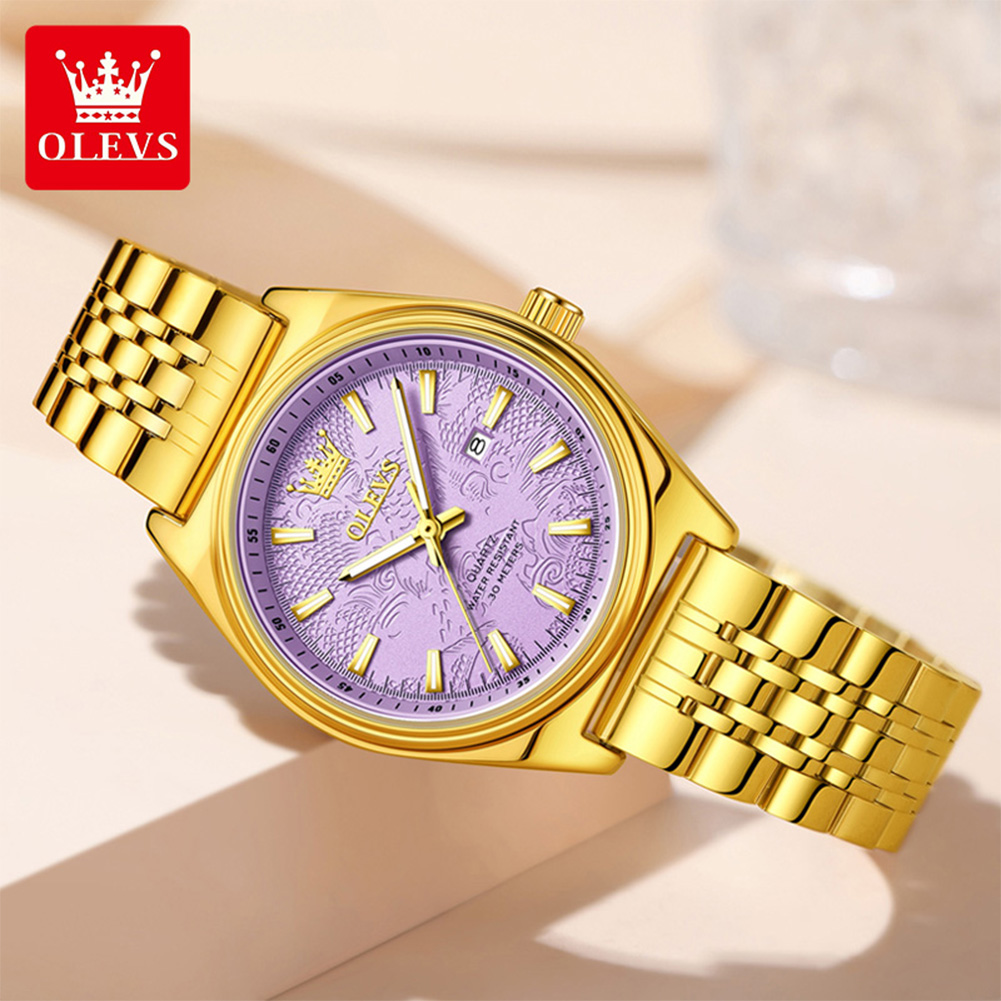 OLEVS Brand Luxury Gold Watch  - Luxury Watch Cheap ulasan dan harga