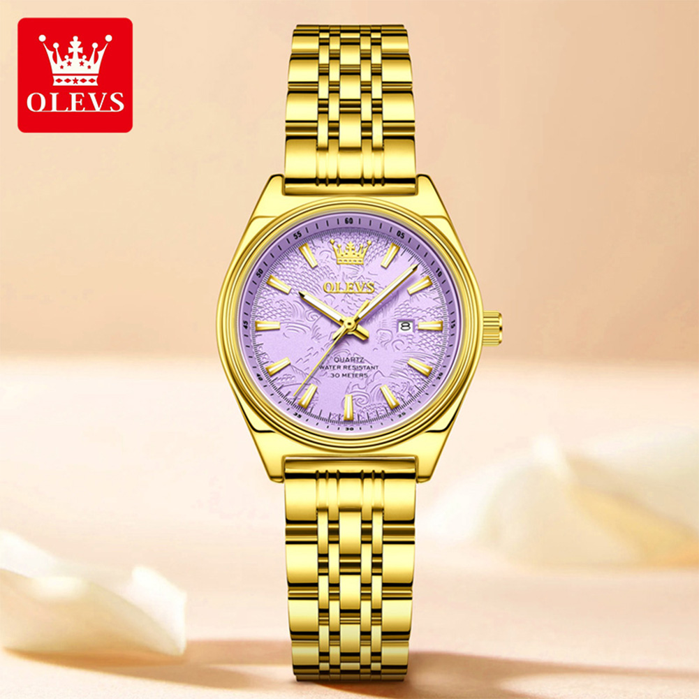 OLEVS Brand Luxury Gold Watch  - Luxury Watch Cheap ulasan dan harga