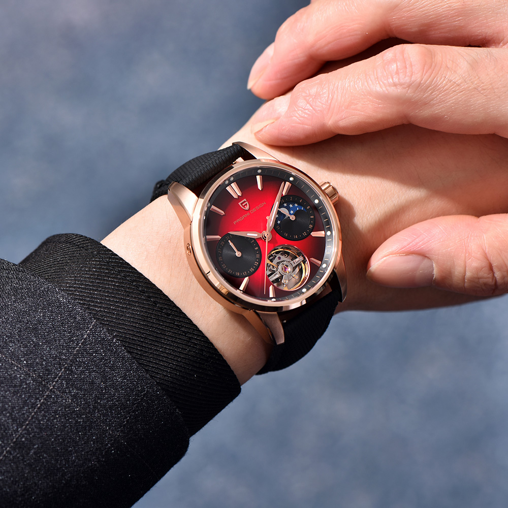 2025 New PAGANI DESIGN Watches - Luxury Watch Leather ulasan dan harga