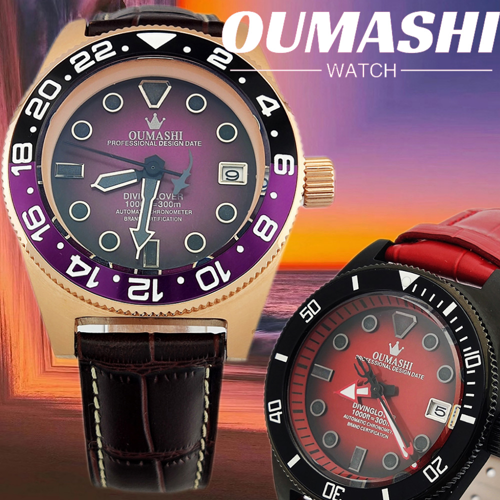 40.5mm customized watch NH35 M - Luxury Watch Leather ulasan dan harga