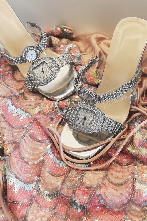 Original design Crystal watch  - Luxury Watch Leather ulasan dan harga