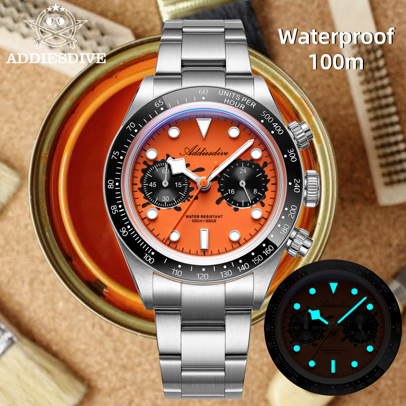 ADDIESDIVE Quartz Chronograph  - Zero Luxury Watch ulasan dan harga