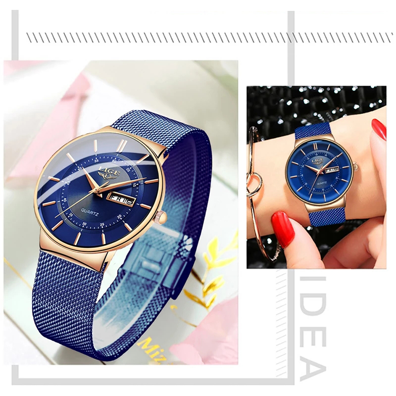 Women Watches LIGE Top Brand L - Luxury Watch Top 10 ulasan dan harga