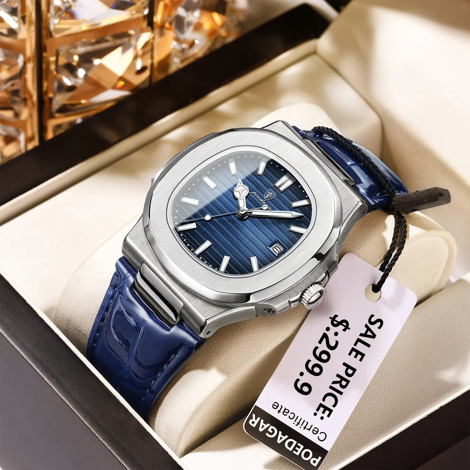 POEDAGAR Top Luxury Square Man - Luxury Watch Top 10 ulasan dan harga