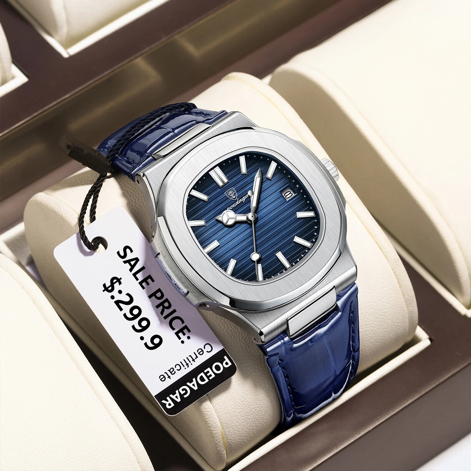 POEDAGAR Top Luxury Square Man - Luxury Watch Top 10 ulasan dan harga