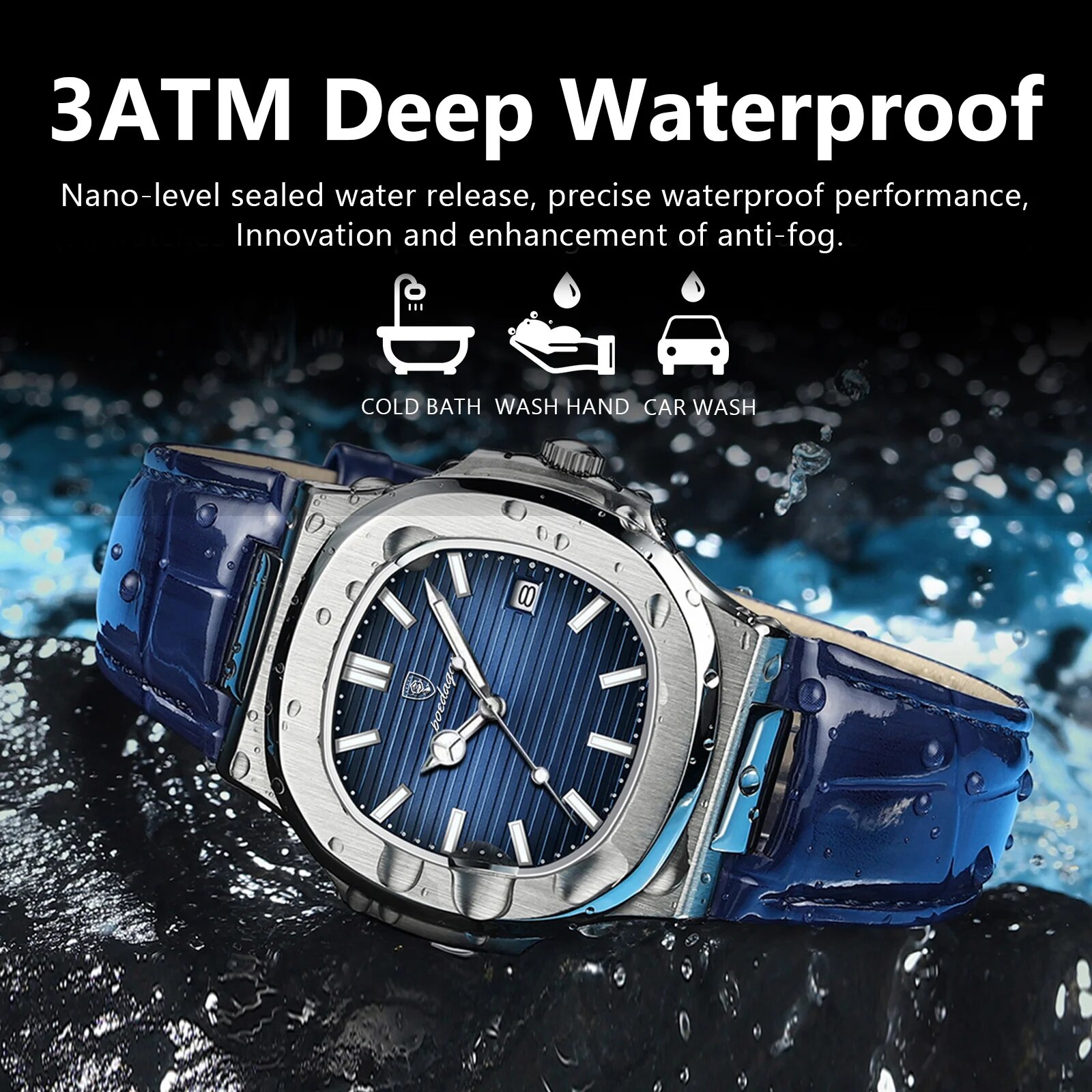POEDAGAR Top Luxury Square Man - Luxury Watch Top 10 ulasan dan harga
