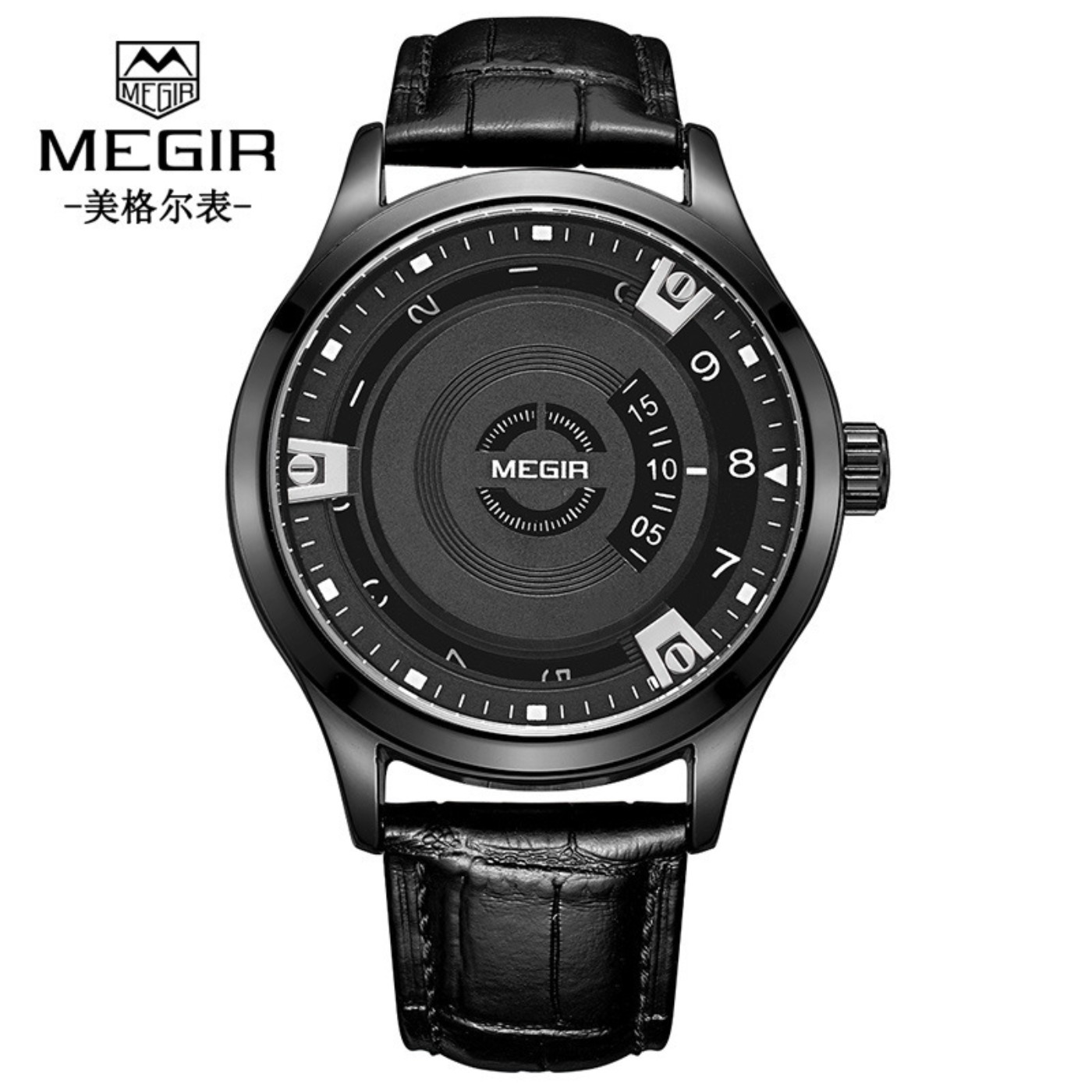 MEGIR Men Watches Luxury Leath - Luxury Watch Leather ulasan dan harga