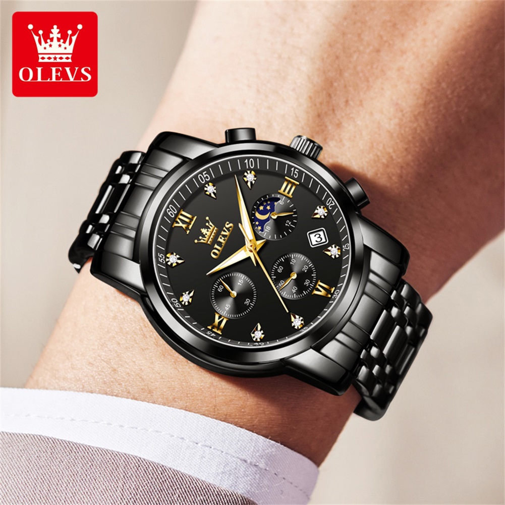 OLEVS Popular men's watches st - Luxury Watch Life ulasan dan harga