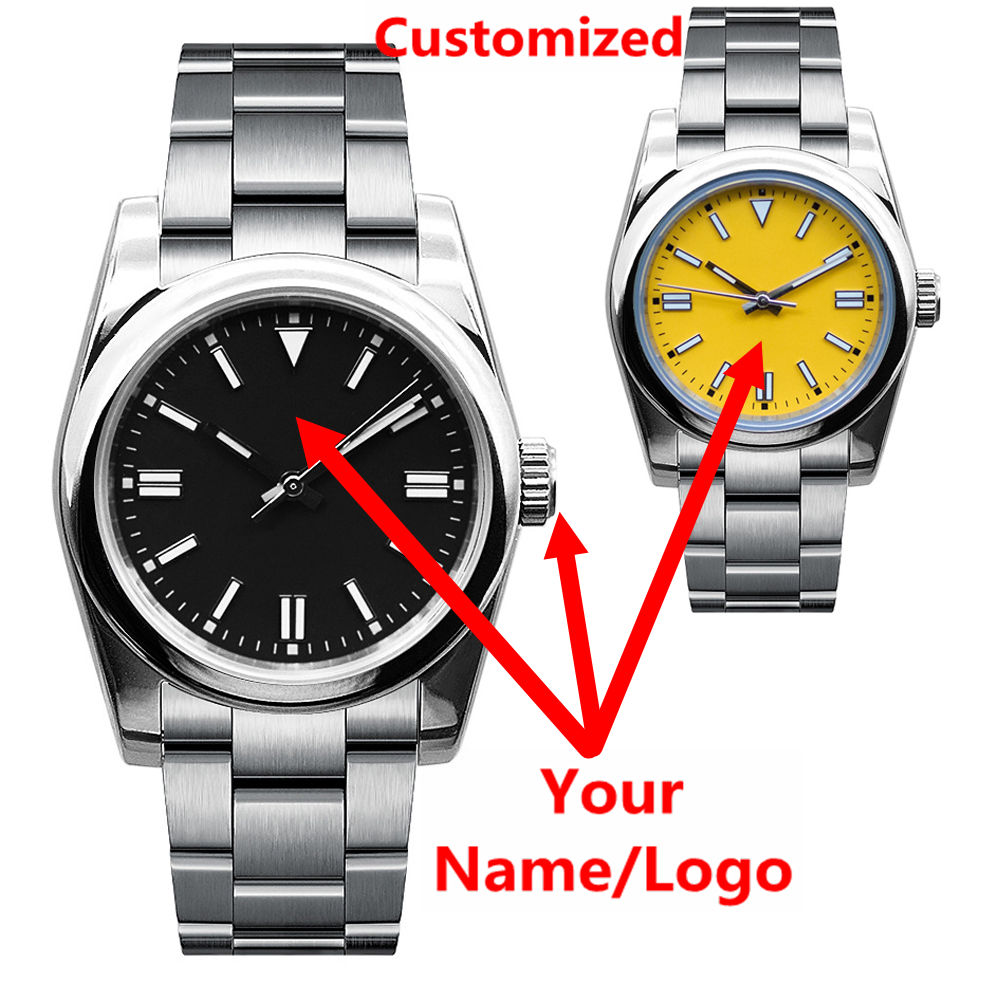 Custom Logo Mens Watch Sapphir - Luxury Watch Life ulasan dan harga
