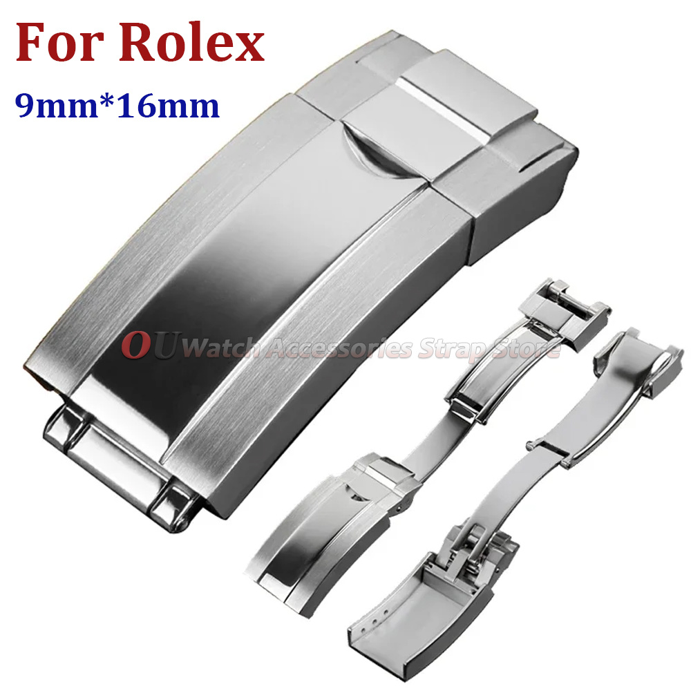 9mmx16mm Stainless Steel Deplo - Luxury Watch Cheap ulasan dan harga