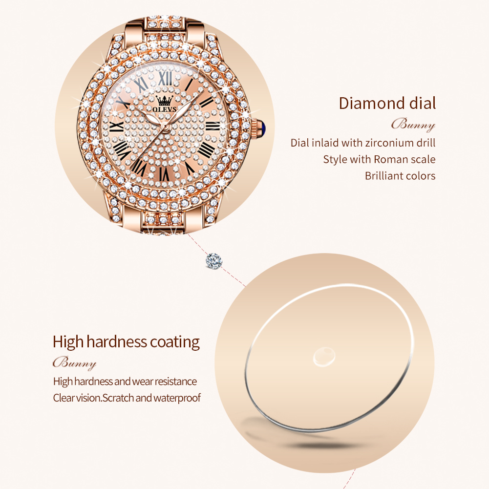 OLEVS 9943 Luxury All Diamond  - Luxury Watch Cheap ulasan dan harga